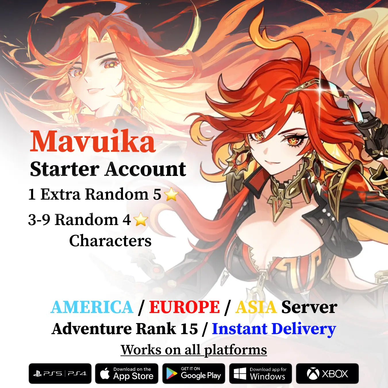 Mavuika Starter Account