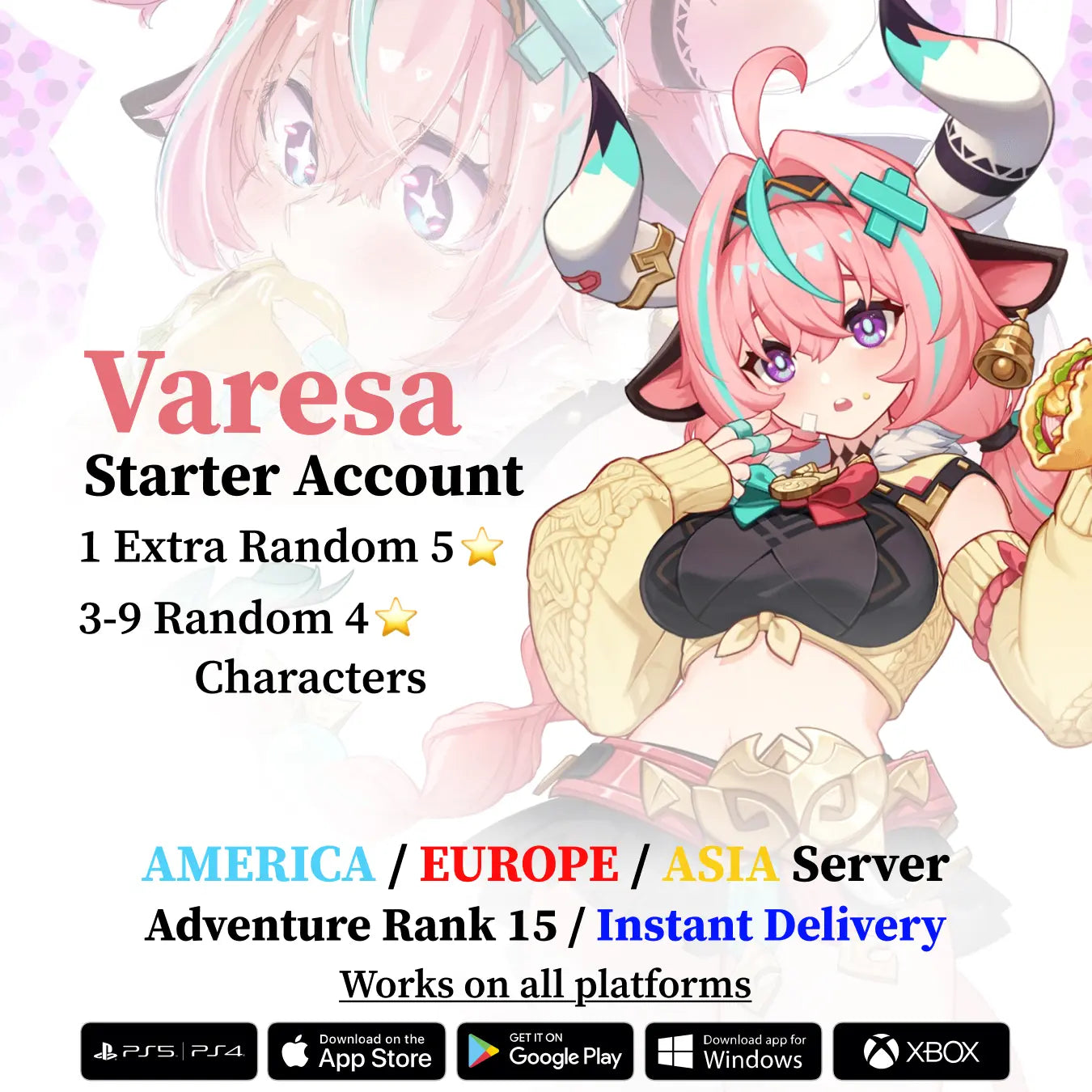 Varesa Starter Account