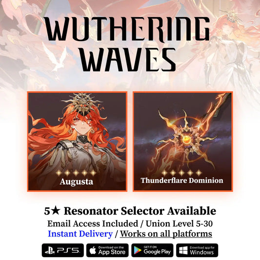Augusta with Thunderflare Dominion Starter Reroll Account WUWA