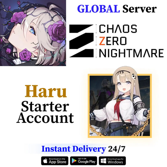 Chaos Zero Nightmare Haru Starter Account [Global]