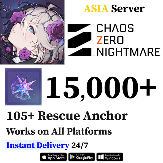 Chaos Zero Nightmare Starter Account with Crystals [Asia]
