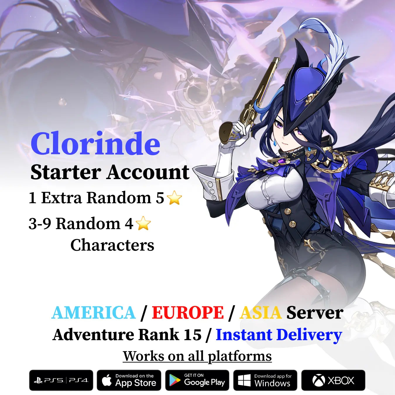 Clorinde Starter Account