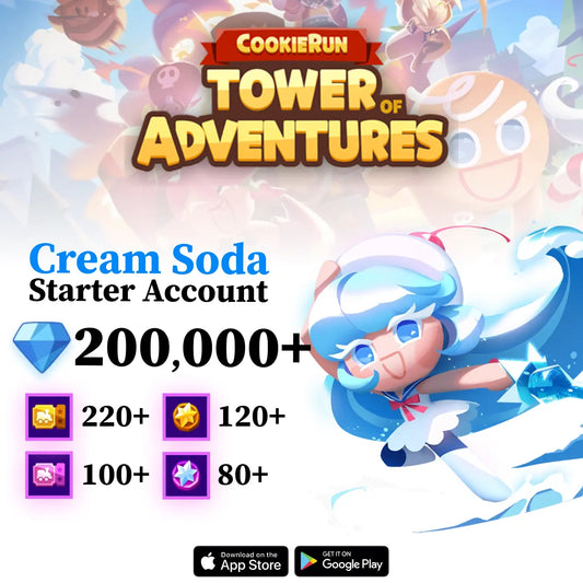 CookieRun: Tower of Adventures Cream Soda Starter Account [GLOBAL]