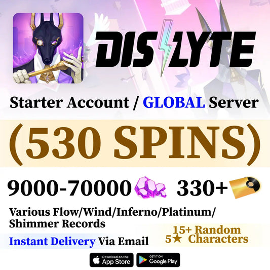 Dislyte Reroll Account with 530 Spins [GLOBAL]