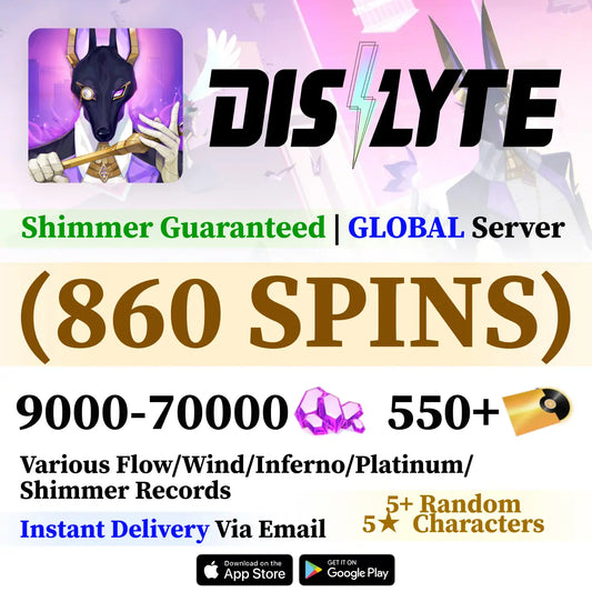 Dislyte Reroll Account with 860 Spins [GLOBAL]