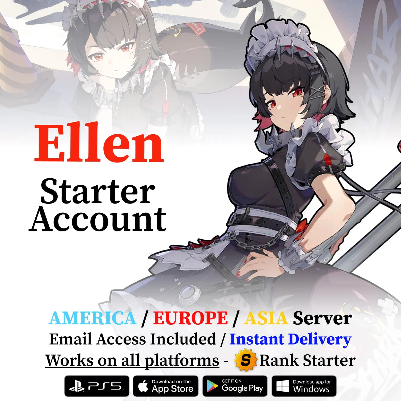 Zenless Zone Zero Ellen Reroll Account