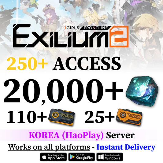 GFL2 EXILIUM Starter Reroll Account – HaoPlay Korea Server