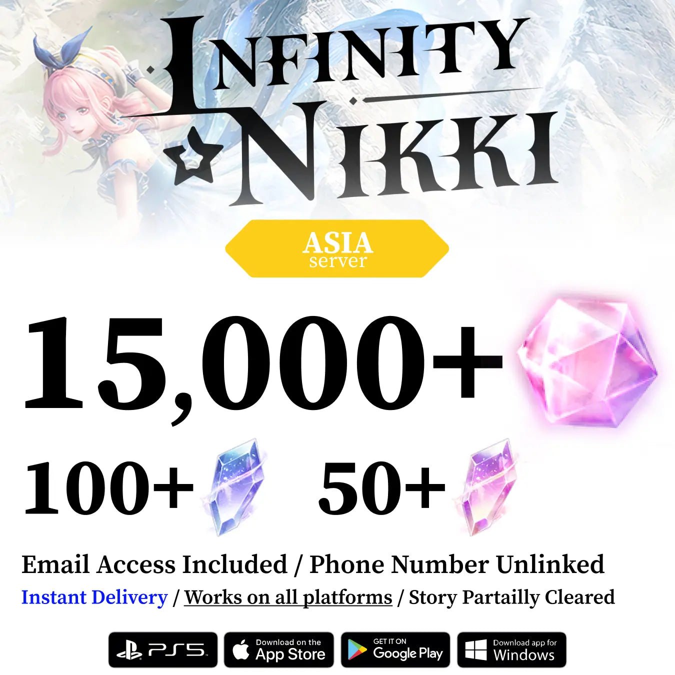 Infinity Nikki Starter Reroll Account [ASIA]