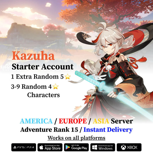 Kazuha Starter Account