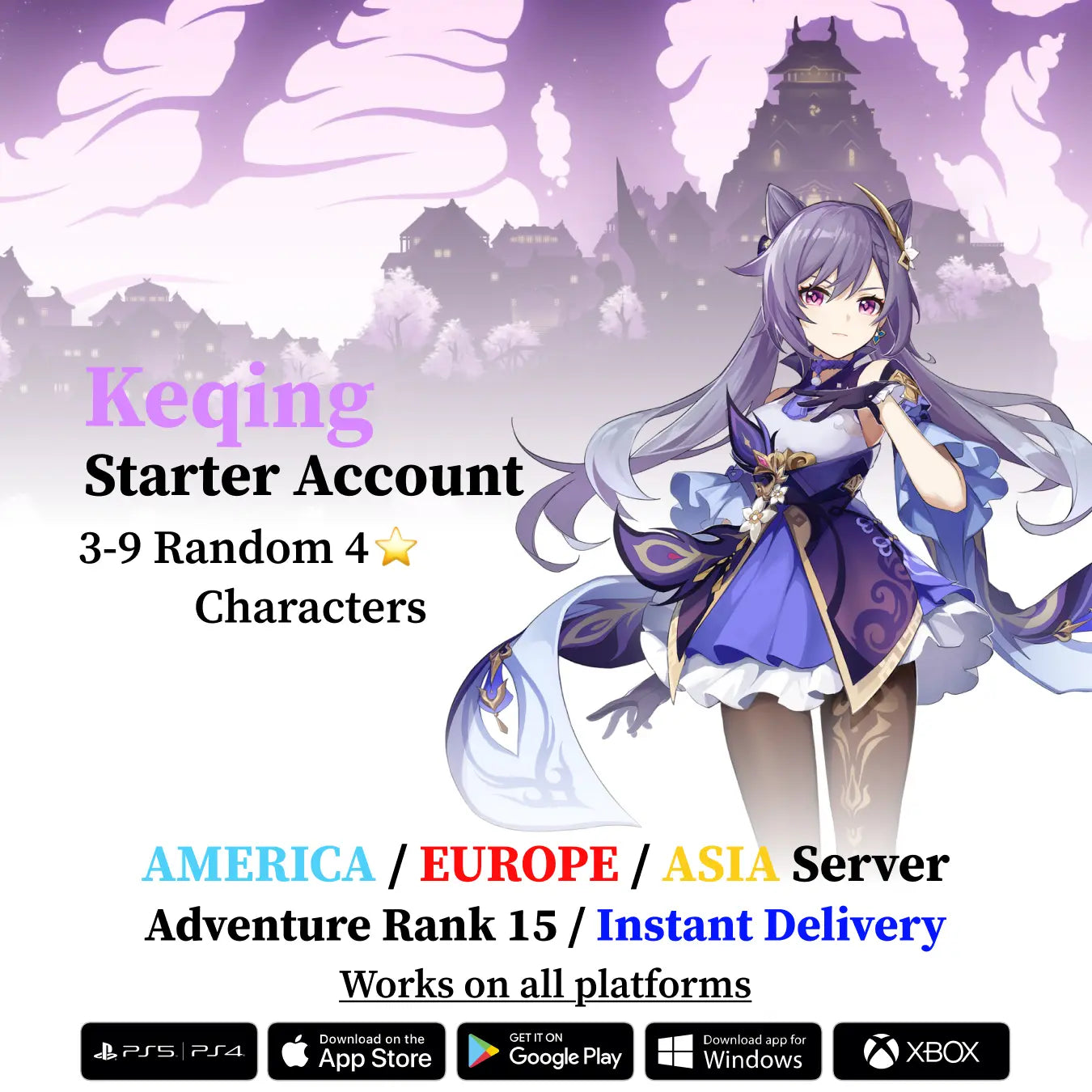 Keqing Starter Account