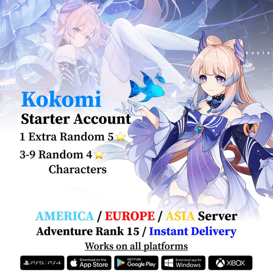 Kokomi Starter Account
