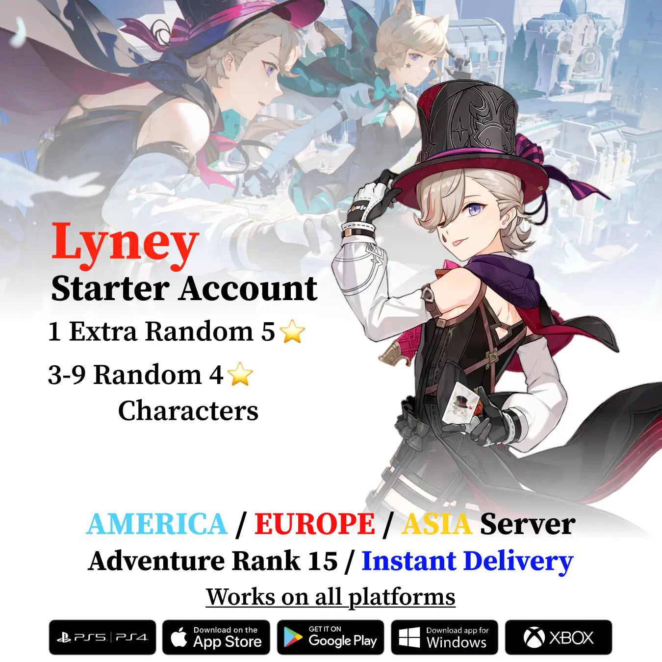 Lyney Starter Account