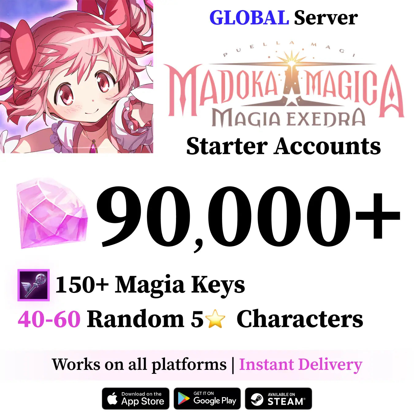 Madoka Magica Exedra Starter Account [GLOBAL]