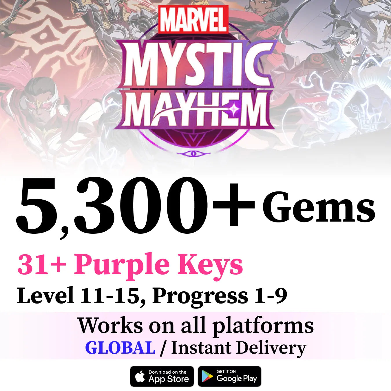 Marvel Mystical Mayhem Accounts