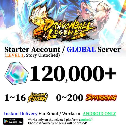 Dragon Ball Legends Starter Account [Android]