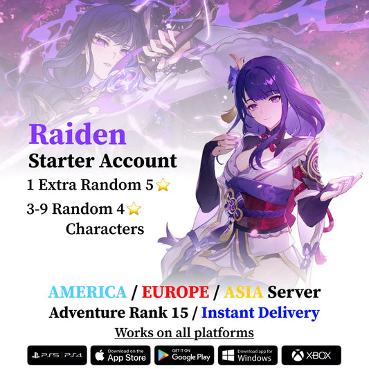 Raiden Shogun Starter Account