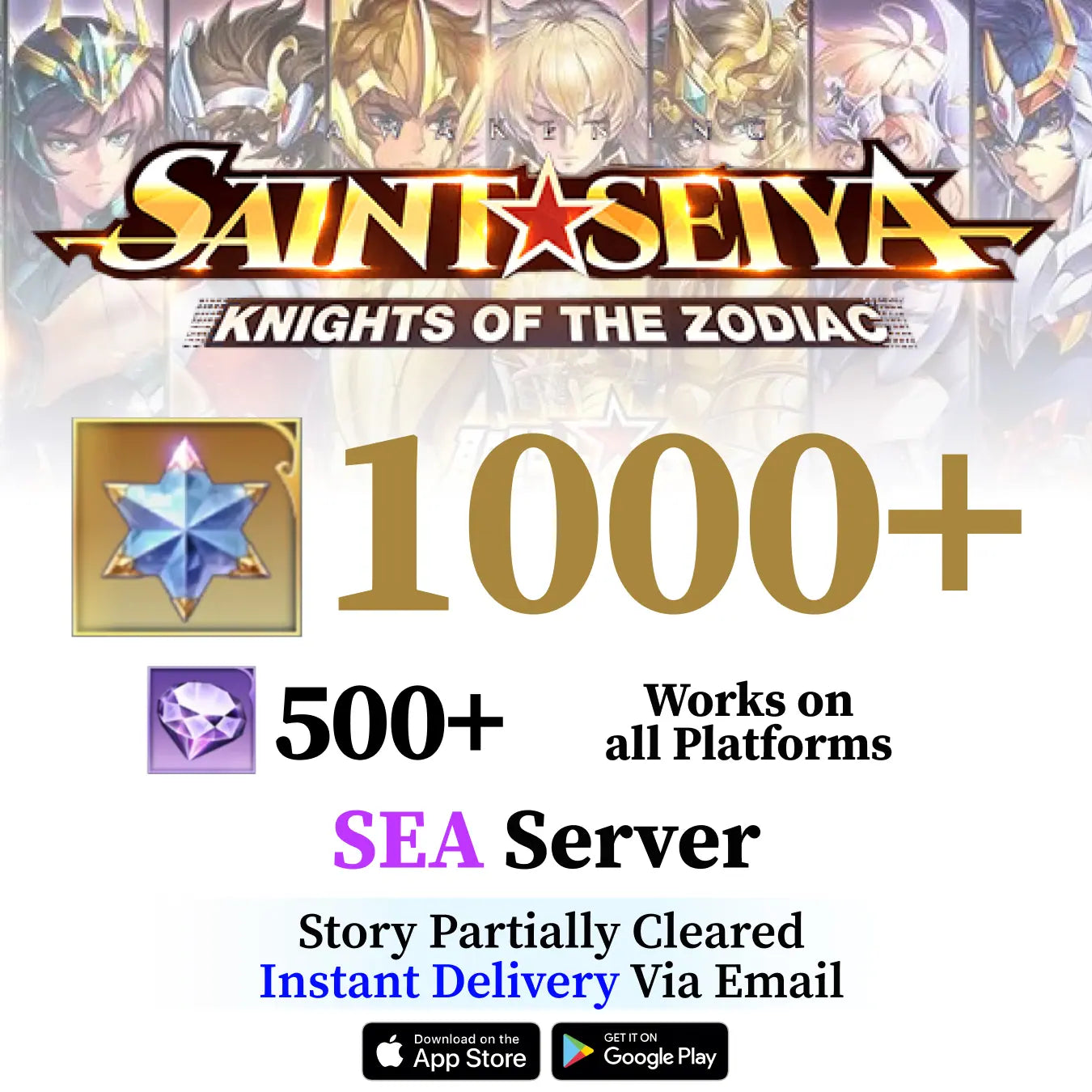 Saint Seiya Awakening Starter Account [SEA]