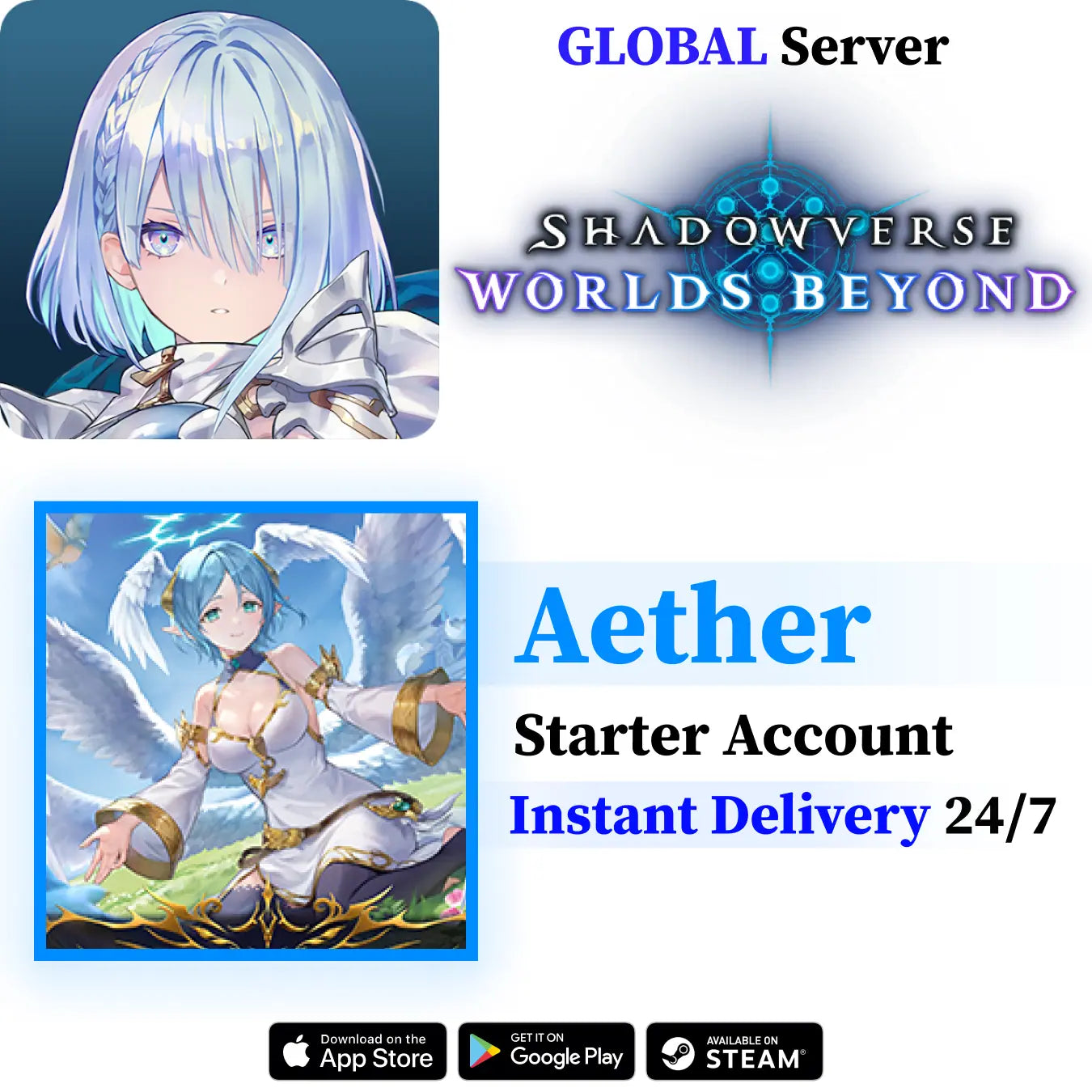 Aether Shadowverse: Worlds Beyond Starter Account [GLOBAL]