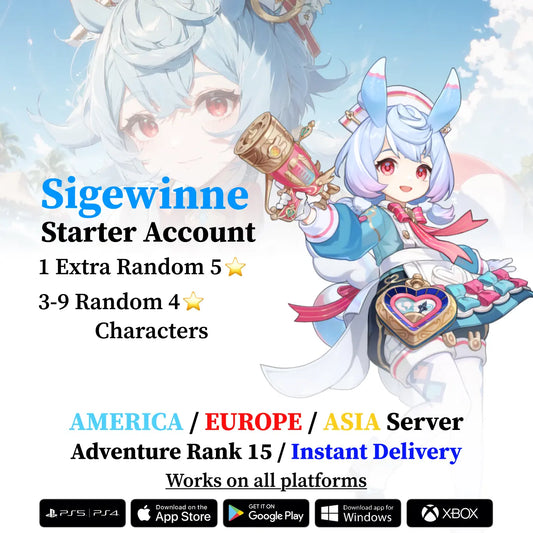Sigewinne Starter Account