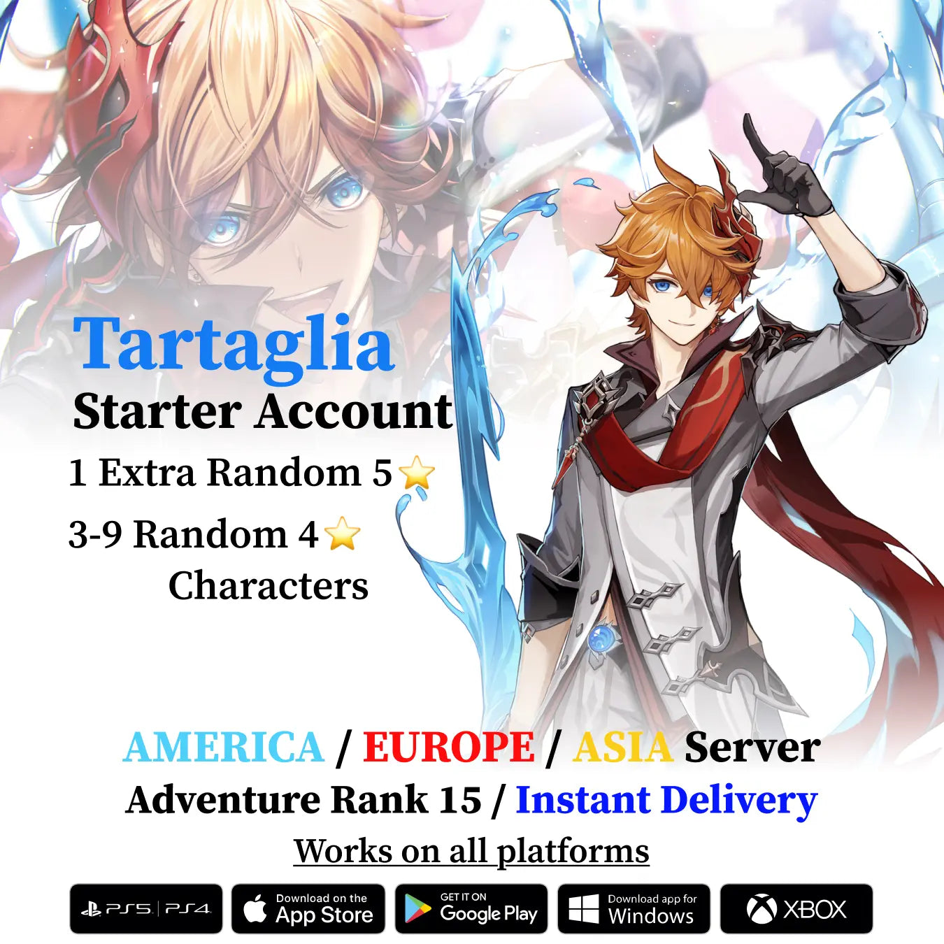 Tartaglia Starter Account