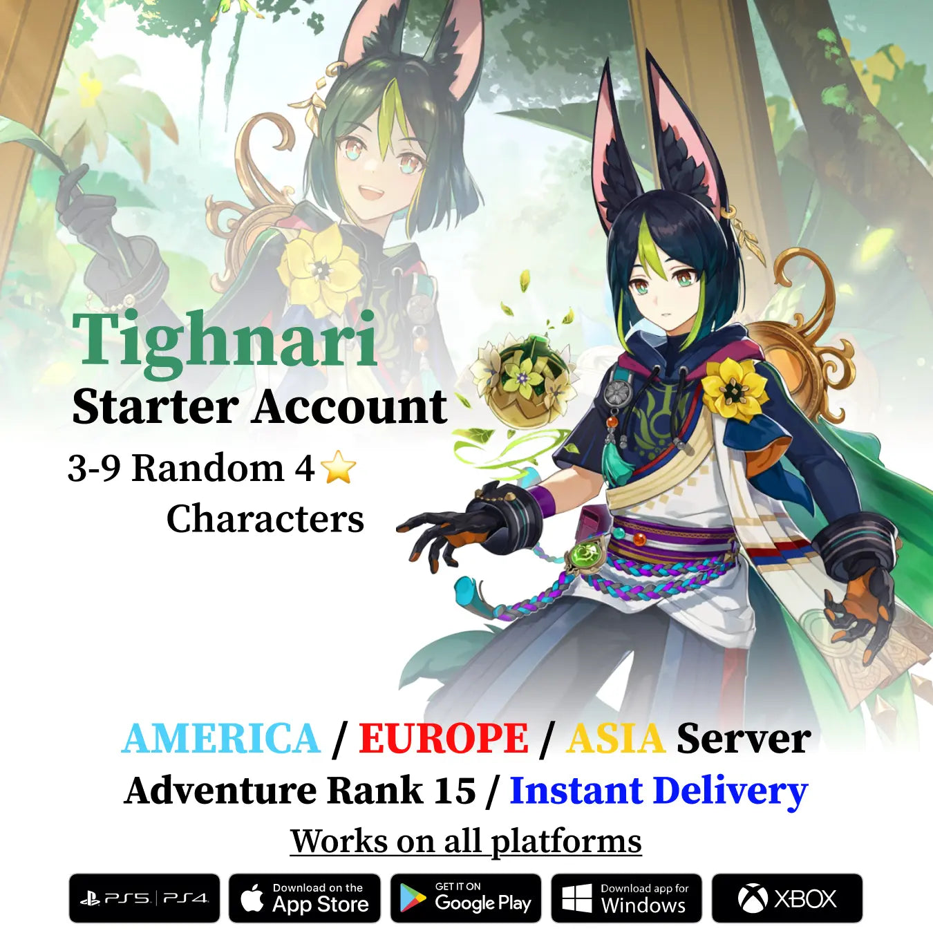Tighnari Starter Account