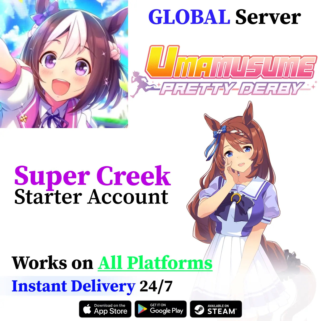 Super Creek Uma Musume Starter Account [Global]