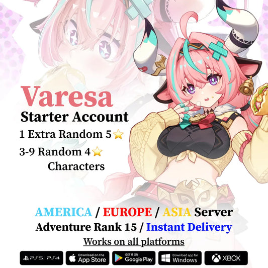 Varesa Starter Account