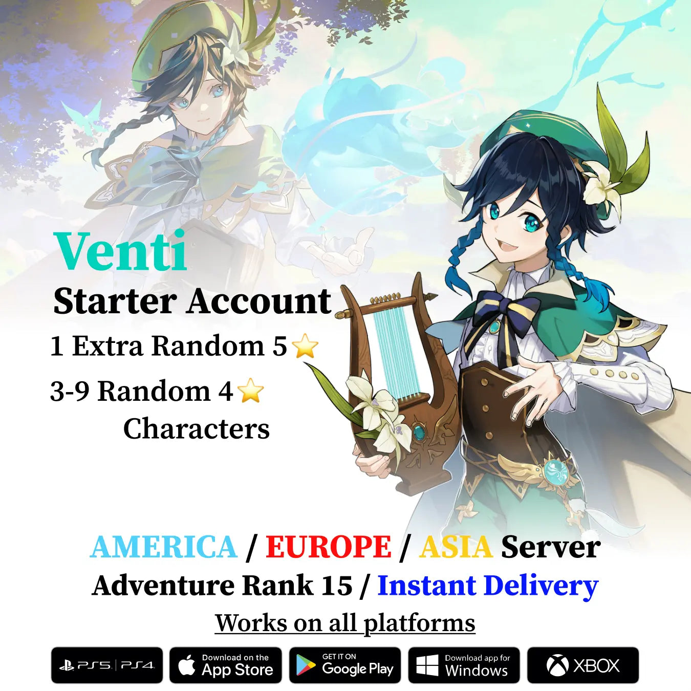 Venti Starter Account