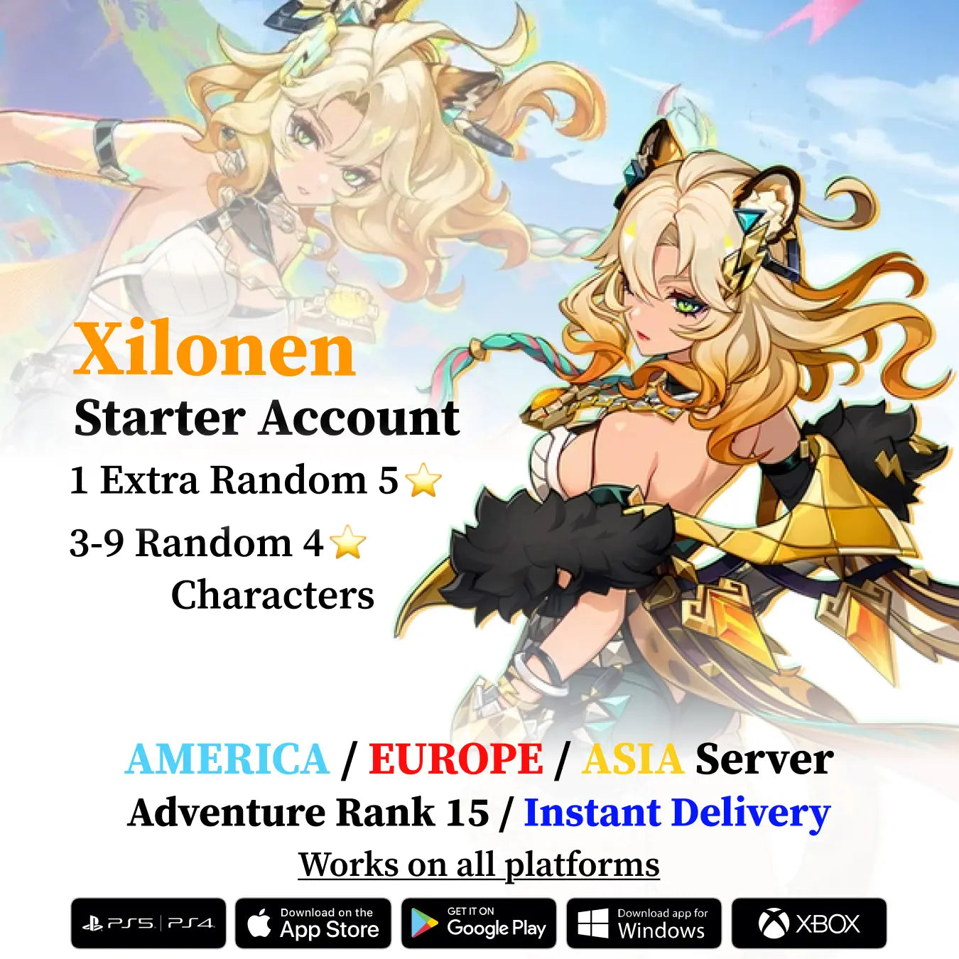 Xilonen Starter Account