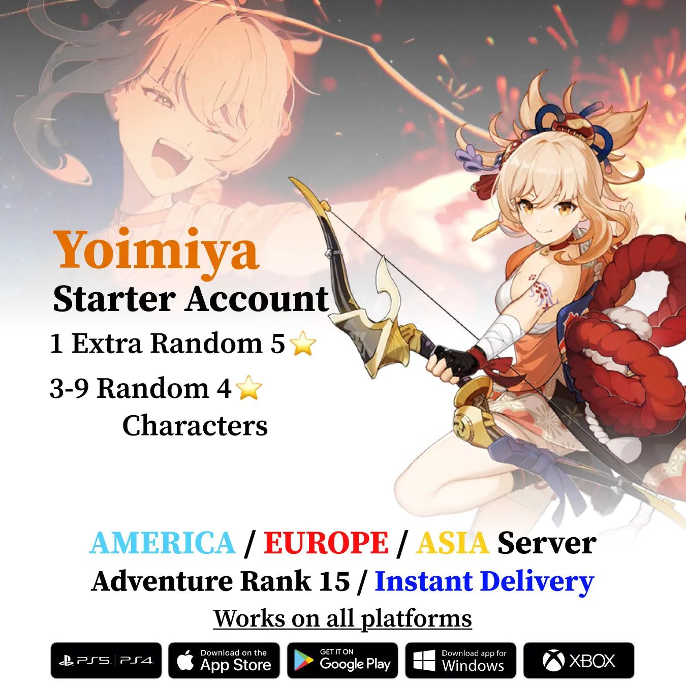 Yoimiya Starter Account