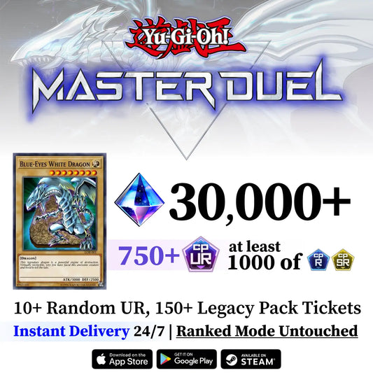 Yu-Gi-Oh! Master Duel Starter Account with White Dragon [Global]