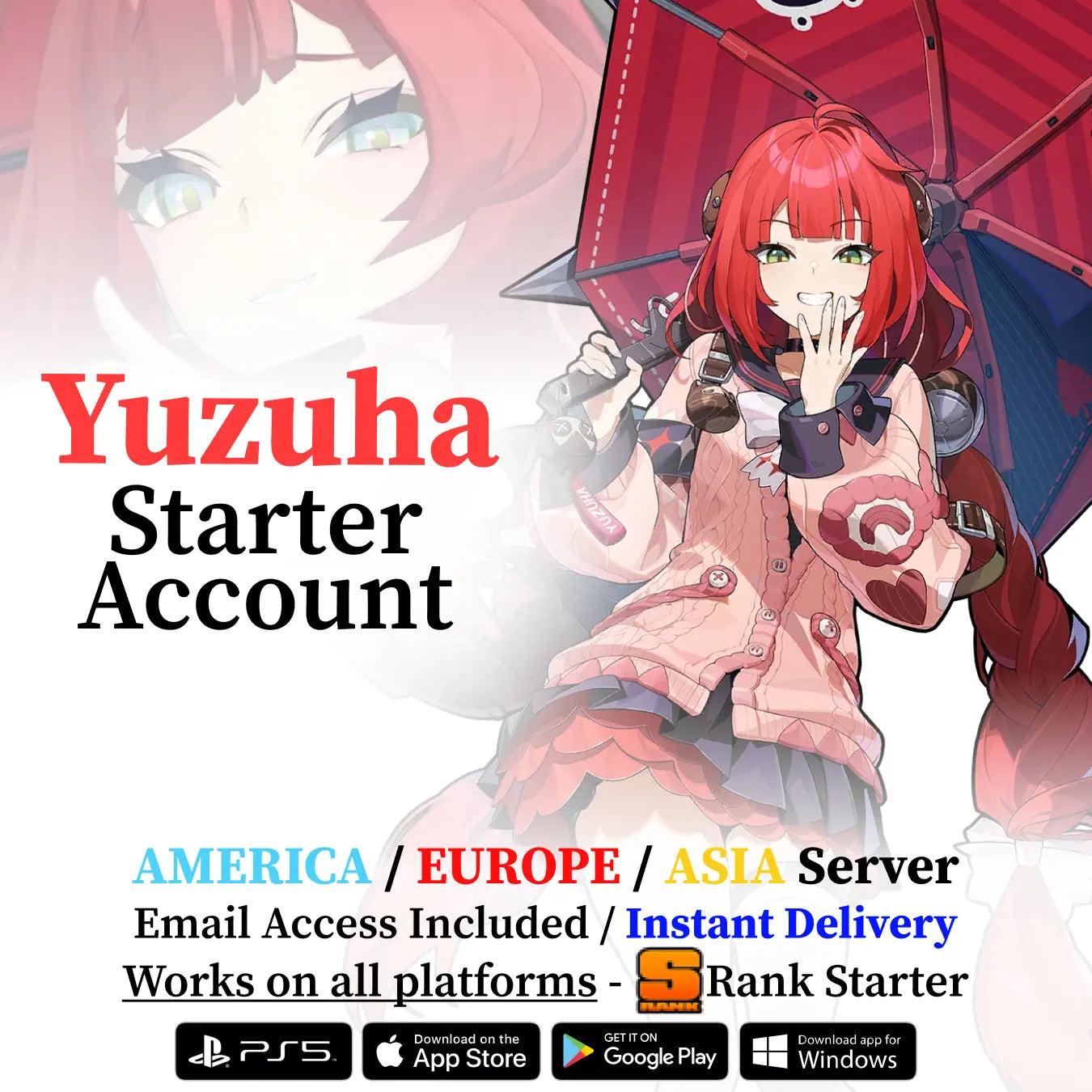 Yuzuha Reroll Account