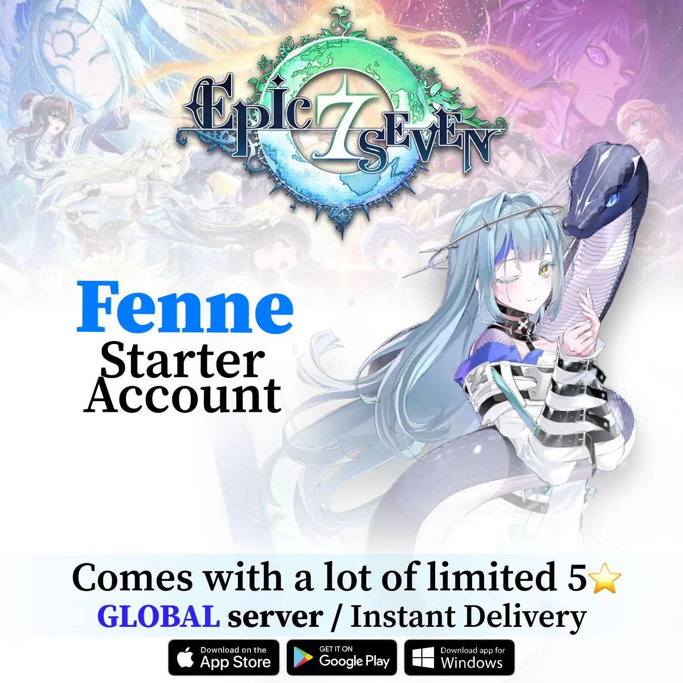 Fenne Epic Seven Starter Account