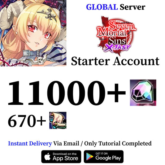 Seven Mortal Sins X-TASY Reroll Account [Global]