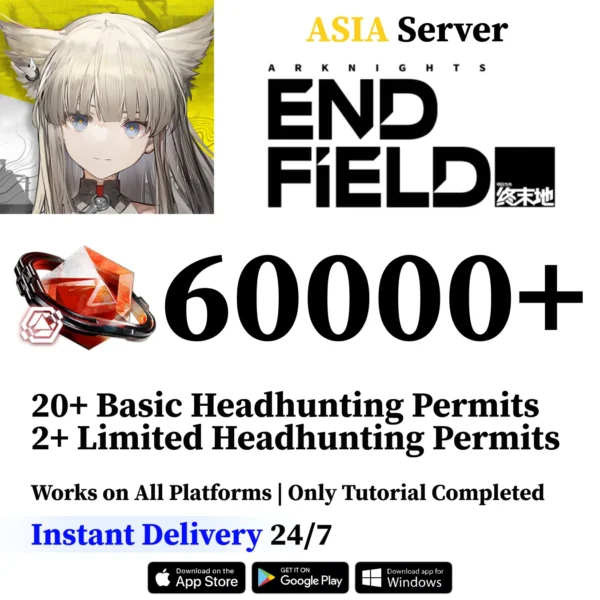 Arknights: Endfield Starter Reroll Account with Oroberyl [ASIA]