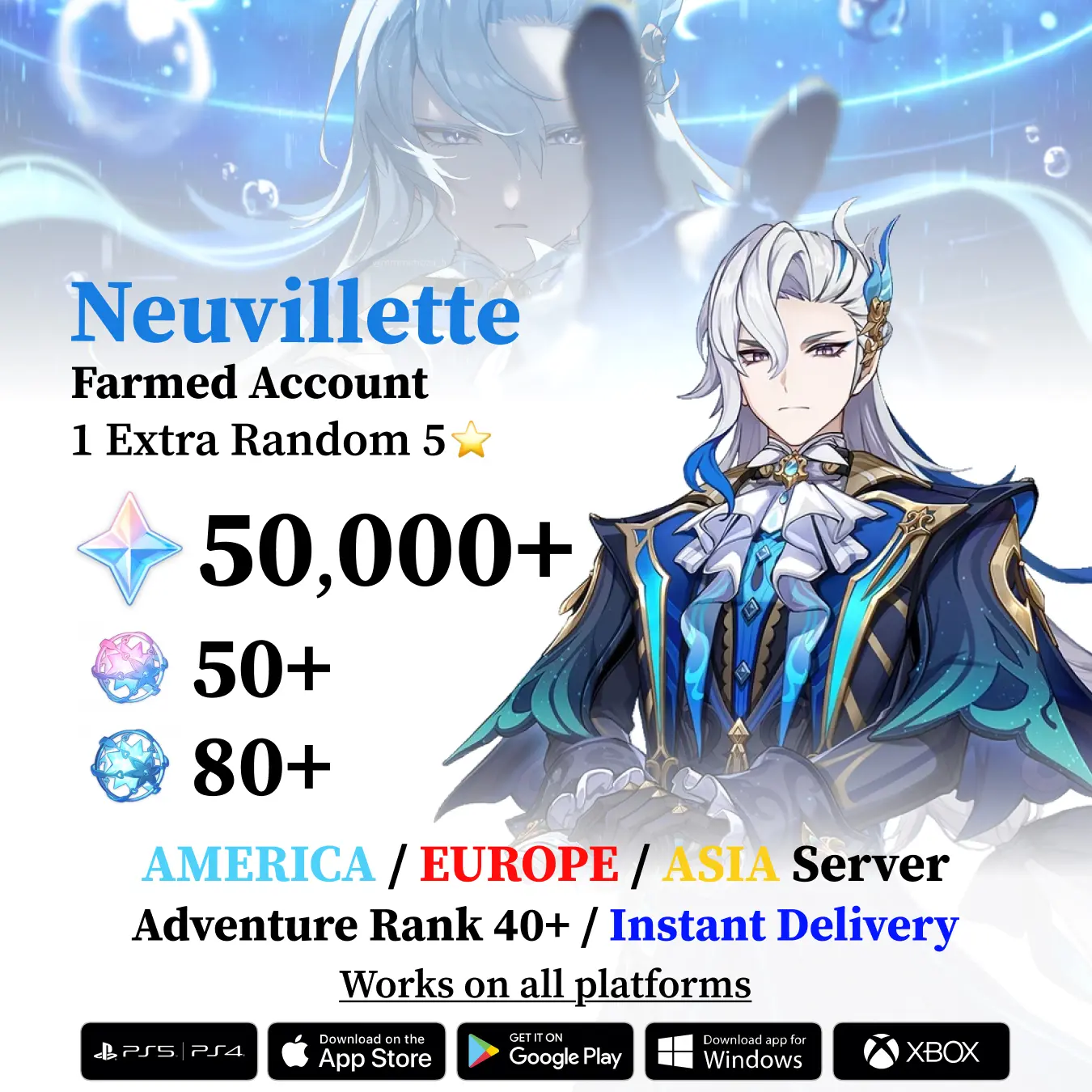Neuvillette-Genshin-Accounts